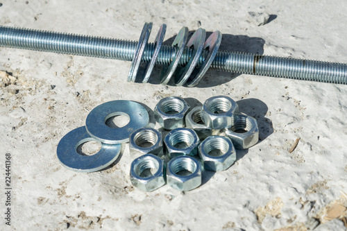Construction stud for formwork installation. Place for your text.