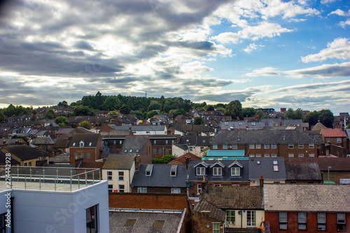 Wallpaper Mural view of the city of London Luton from the roof Torontodigital.ca