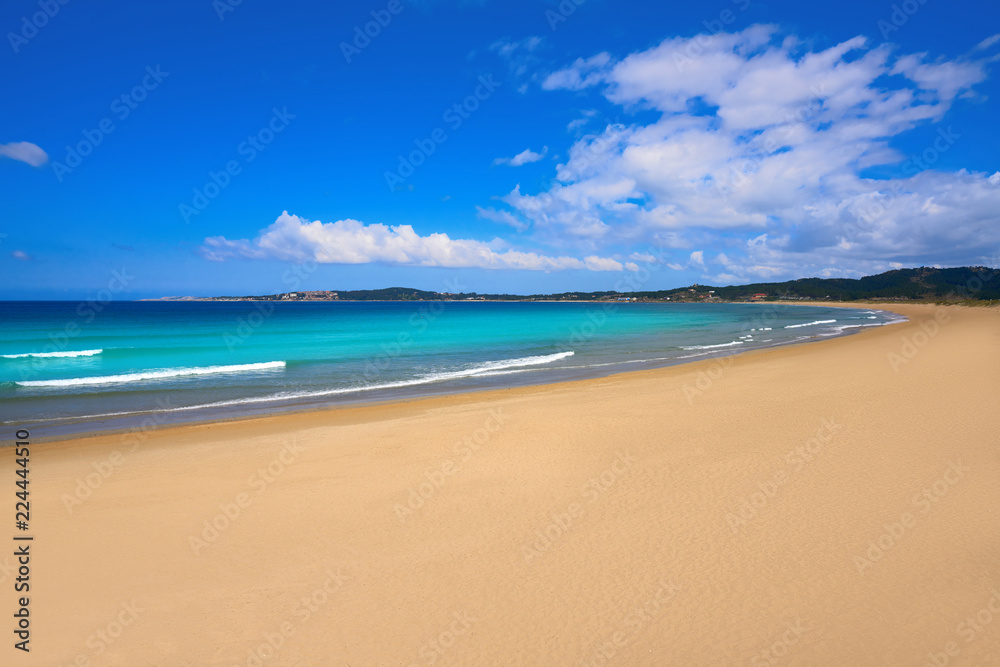 Espineiro Lanzada beach in Pontevedra of Galicia Espineiro Lanzada beach in Pontevedra of Galicia