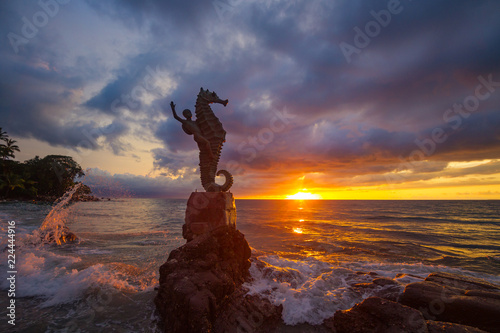 Escultura del Caballito de Mar Olas Altas photo