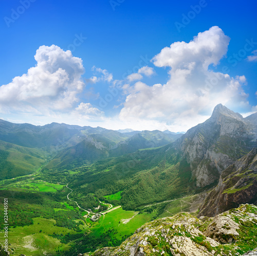 Fuente De mountains in Cantabria Spain photo