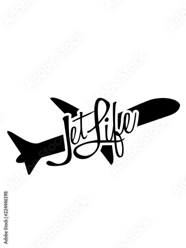 Bilde på lerret jetset eat sleep repeat essen schlafen wiederholen flugzeug weltreise ferien log