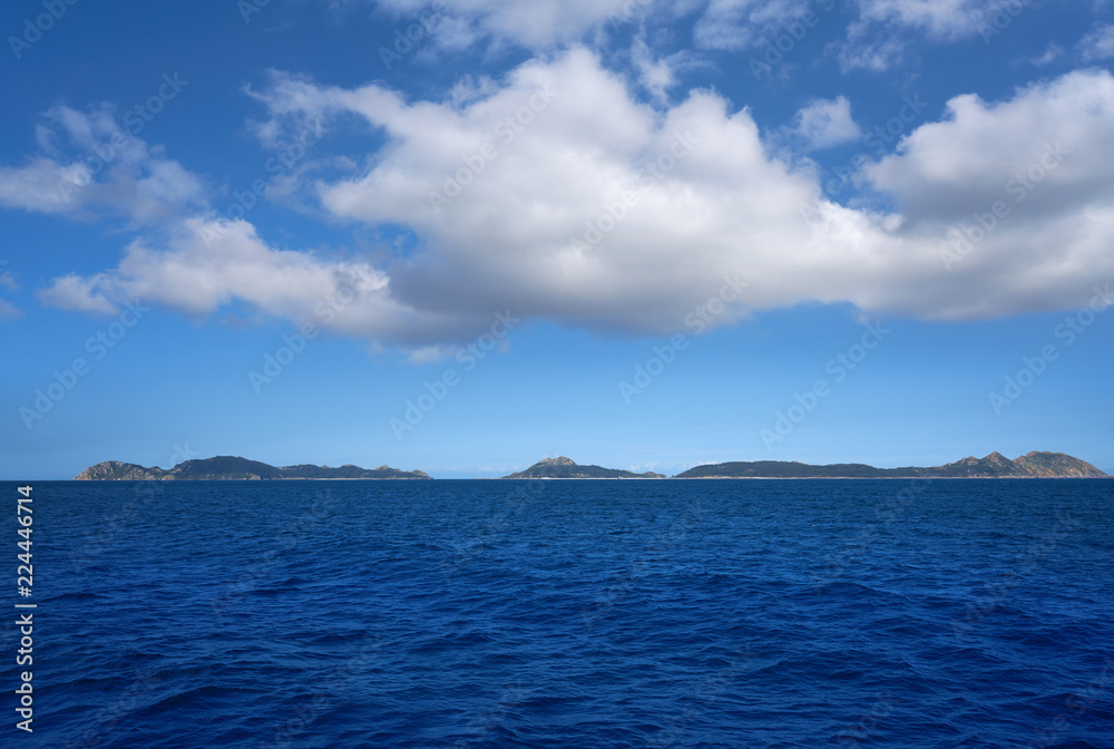Islas Cies islands near Vigo Galicia Spain Islas Cies islands near Vigo Galicia Spain