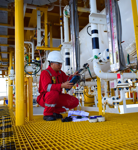 Electrical technician,Oil and gas offshore platform.