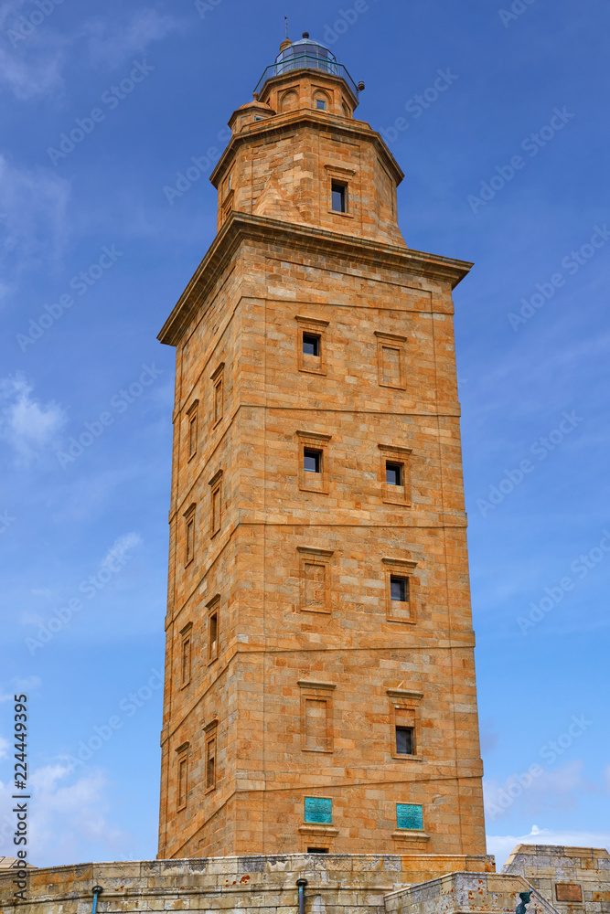 La Coruna Hercules tower Galicia Spain
