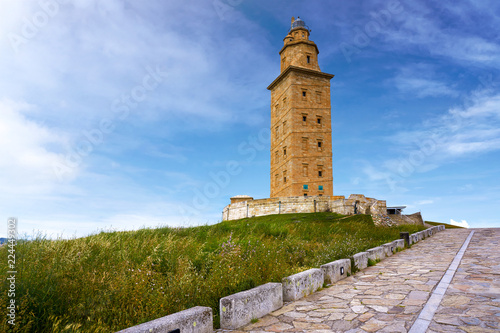 La Coruna Hercules tower Galicia Spain