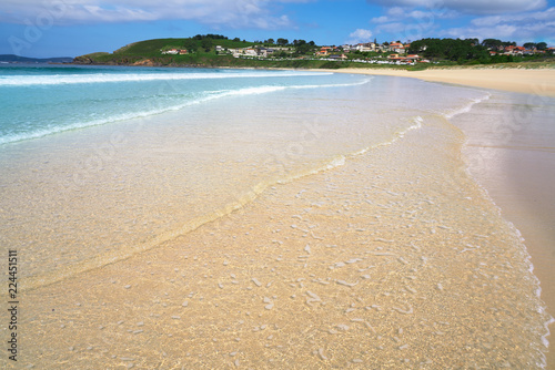 Montalvo beach in Pontevedra Galicia in Sanxenxo photo