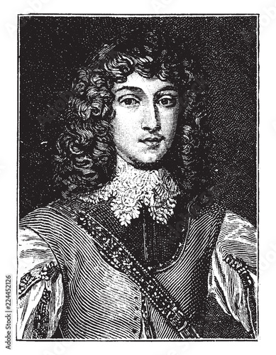 Prince Rupert of the Rhine, vintage illustration photo