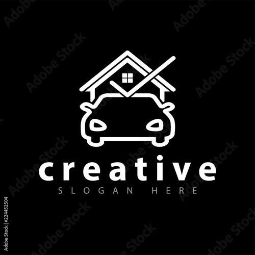 Home Car Logo vector