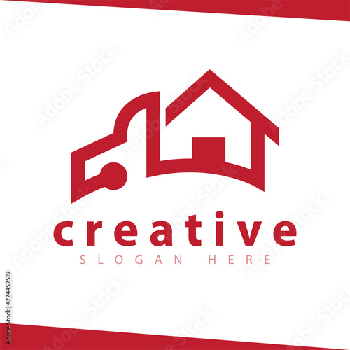 Home Car Logo vector