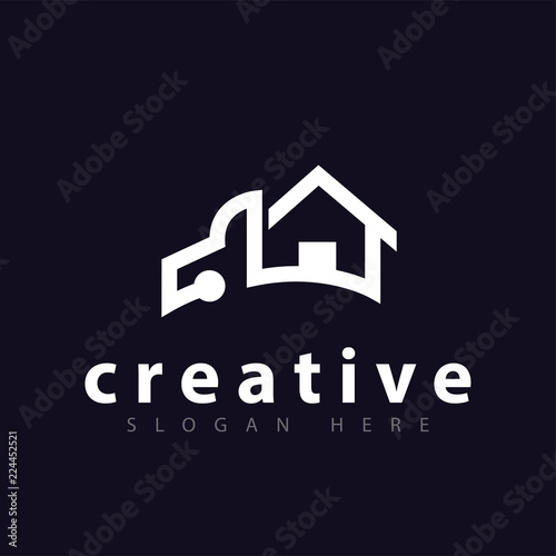 Home Car Logo vector