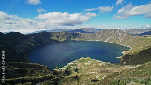 Lake Quilotoa, Cotopaxi Province, Ecuador