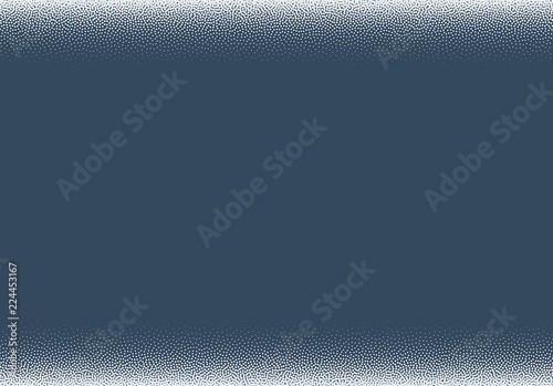 Dotwork gradient background, black and white scattered stipple dots