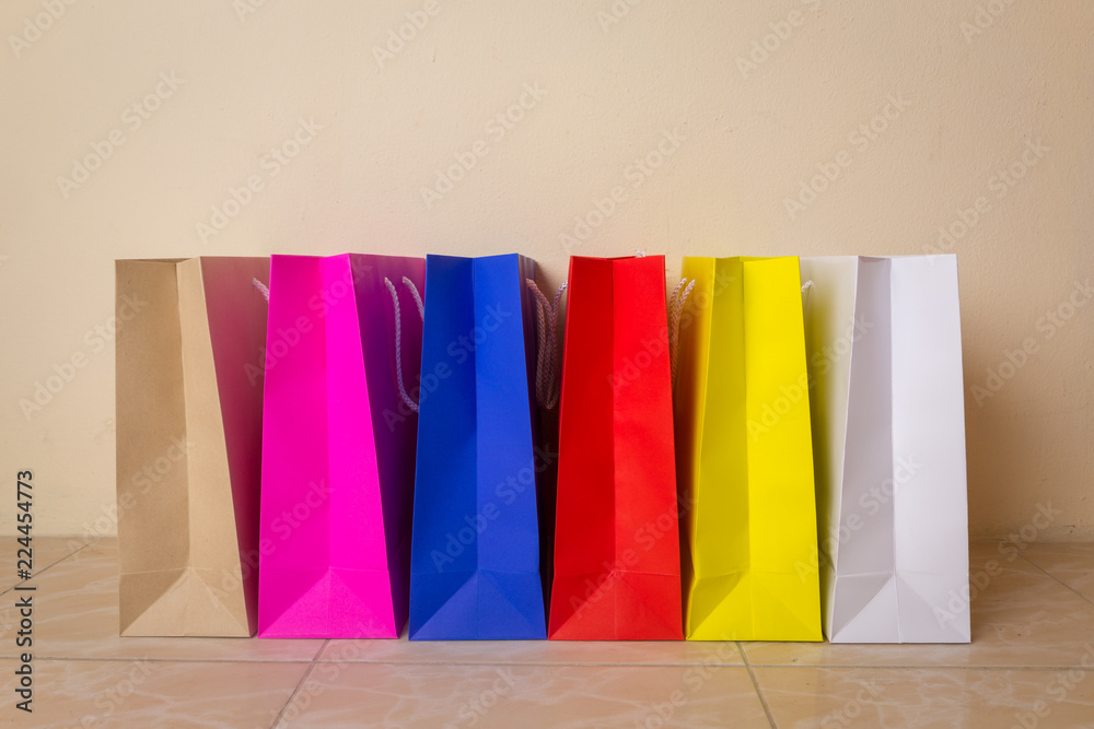 shopping bag and copy space for plain text or product shopping bag and copy space for plain text or product