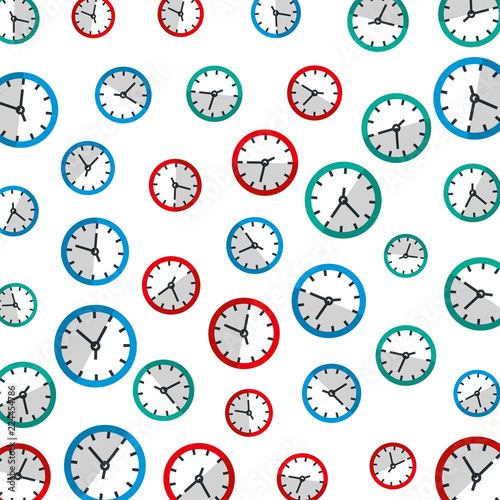 time clock pattern background