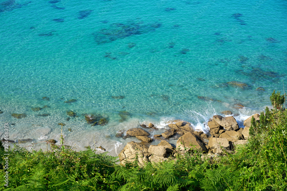 Obraz premium Sanxenxo also Sanjenjo beach in Pontevedra