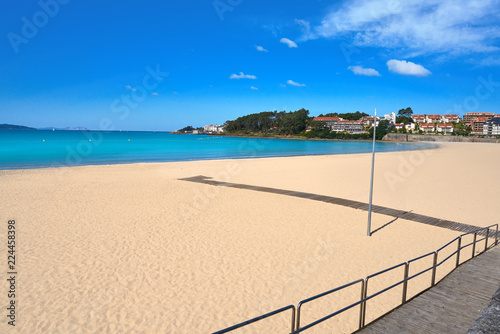 Sanxenxo also Sanjenjo Silgar beach in Pontevedra