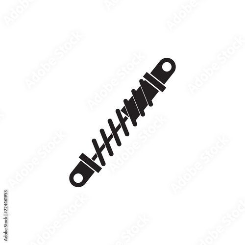 Car suspension vector icon