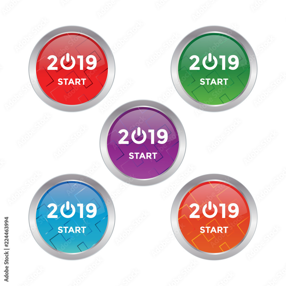 new year 2019 logo icon design template vector new year 2019 logo icon design template vector