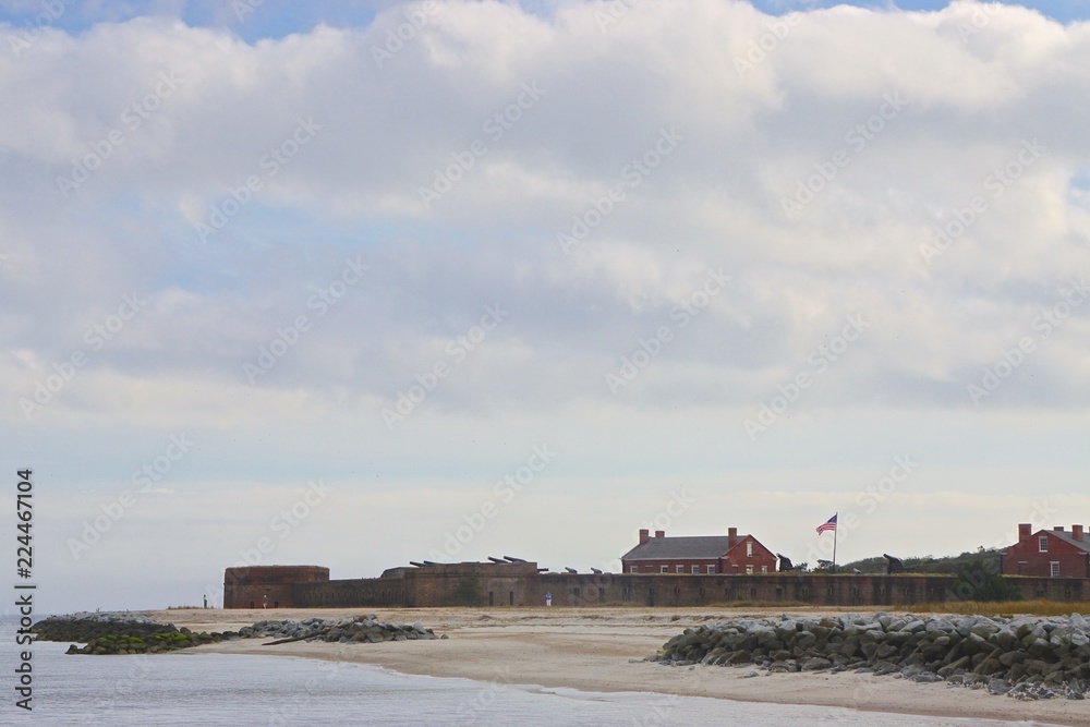 Amelia Island, Florida, USA: Fort Clinch, a 19th-century coastal fort located in Fort Clinch State Park.