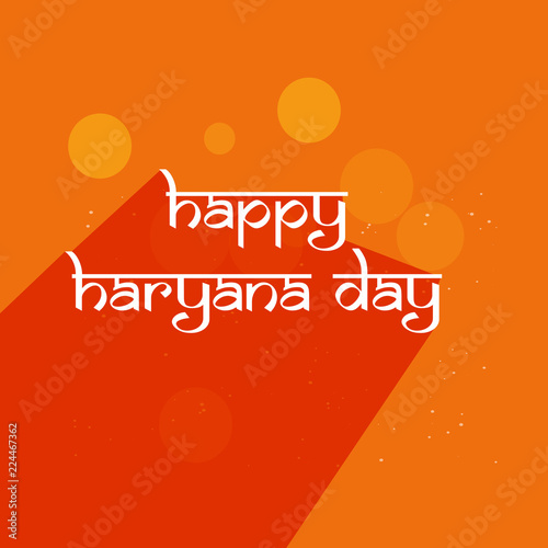 illustration of elements of Indian state Haryana Divas background