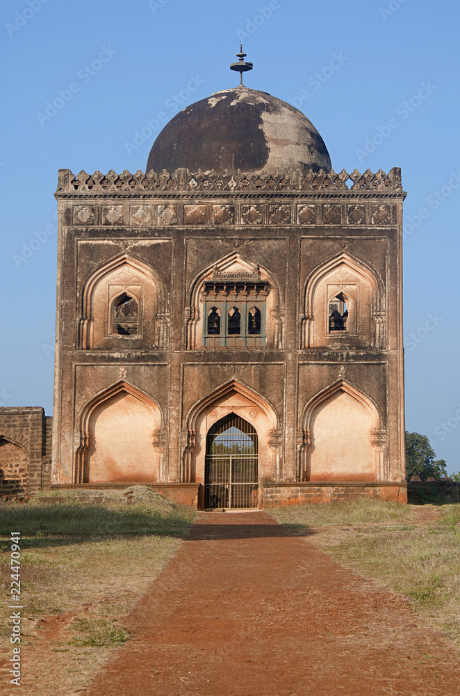 Entrance to the Tomb of Ali Barid Shah, Bidar, Karnataka