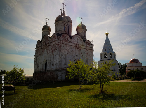 Exterior view to Mozhajskij Luzhetsky Feropontov Monastery, mozhaysk Moscow region, Russia photo