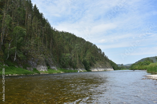 river in the mountains