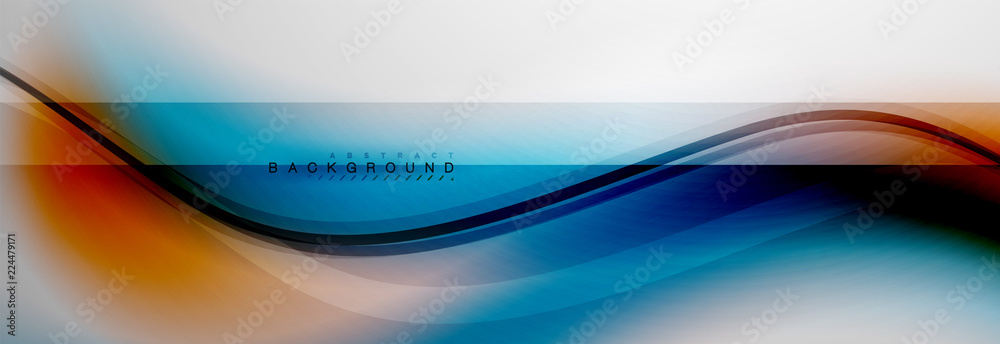 Smooth flowing wave motion concept background Smooth flowing wave motion concept background