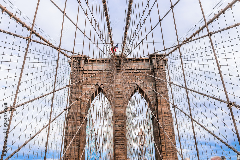 Obraz premium Most Brookliński