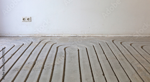 Bild auf Leinwand Milling in concrete floor