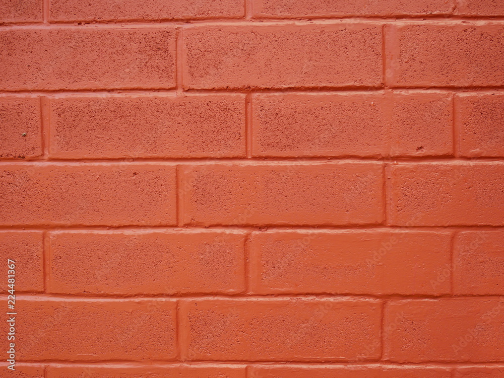 Obraz premium Red brick wall texture background