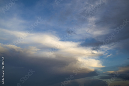 Texture of the sky with clouds.