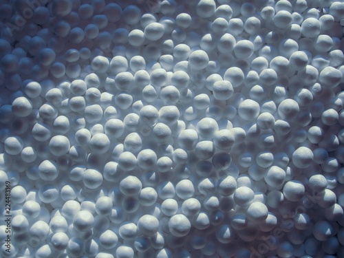 zoomed white expanded polystyrene pellets for production plastic bags