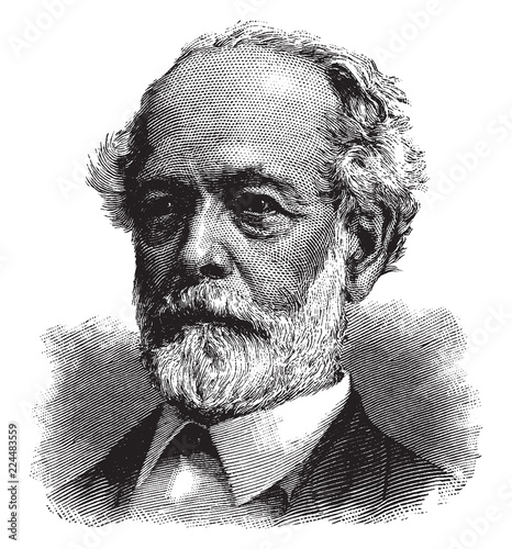 Joseph Eggleston Johnston, vintage illustration