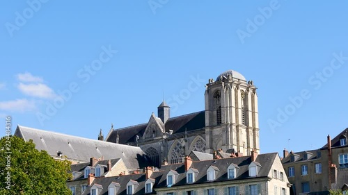 Le Mans Cathedral (in french: Cathédrale St-Julien du Mans) is a Catholic church situated in Le Mans, western France. The cathedral, which combines a Romanesque nave and a High Gothic  photo