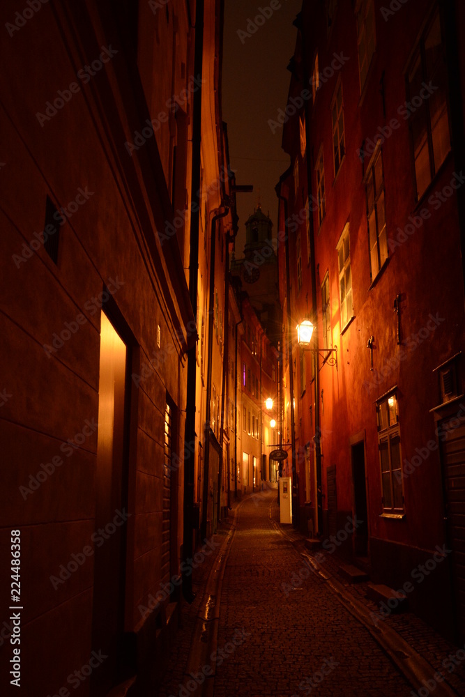  Alleys of the old town, Stockholm