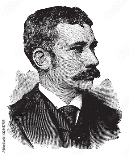 Elihu Root, vintage illustration