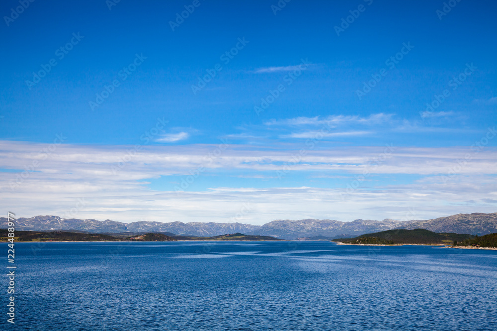 Lake Mosvatn regulating reservior  UNESCO Heritage Site  Telemark Norway