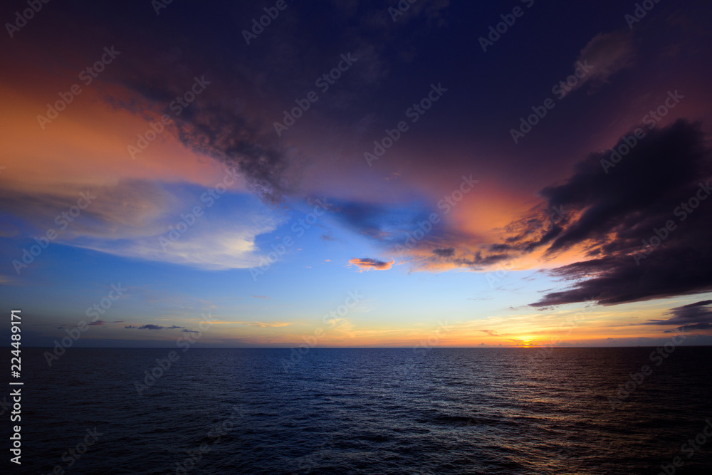 Sky Art -  Gulf of Mexico sea