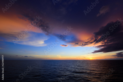 Sky Art - Gulf of Mexico sea