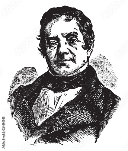 Washington Irving, vintage illustration