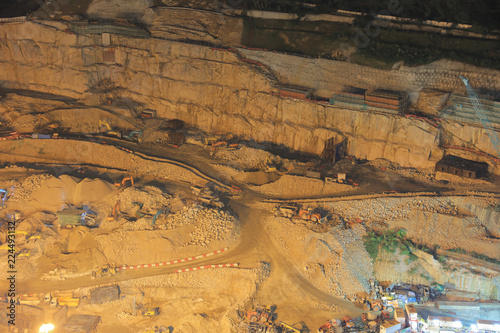 highway under construction at  Sai Tso Wan photo