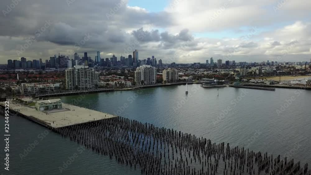 Melbourne, Princes pier filmed in D-Log ungraded Melbourne, Princes pier filmed in D-Log ungraded
