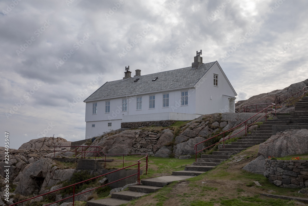 Old woodenhouse at Lindesnes Norway