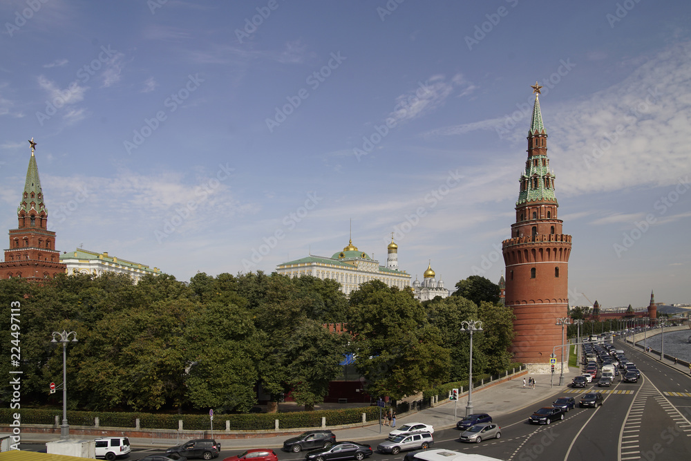 Fototapeta premium Kreml-Mauer mit Duma