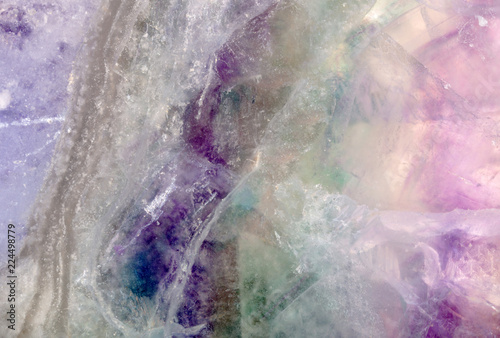 Foto background from lilac fluorite nature texture