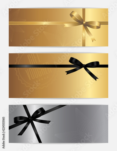 Black Friday Sales gift voucher or banner background