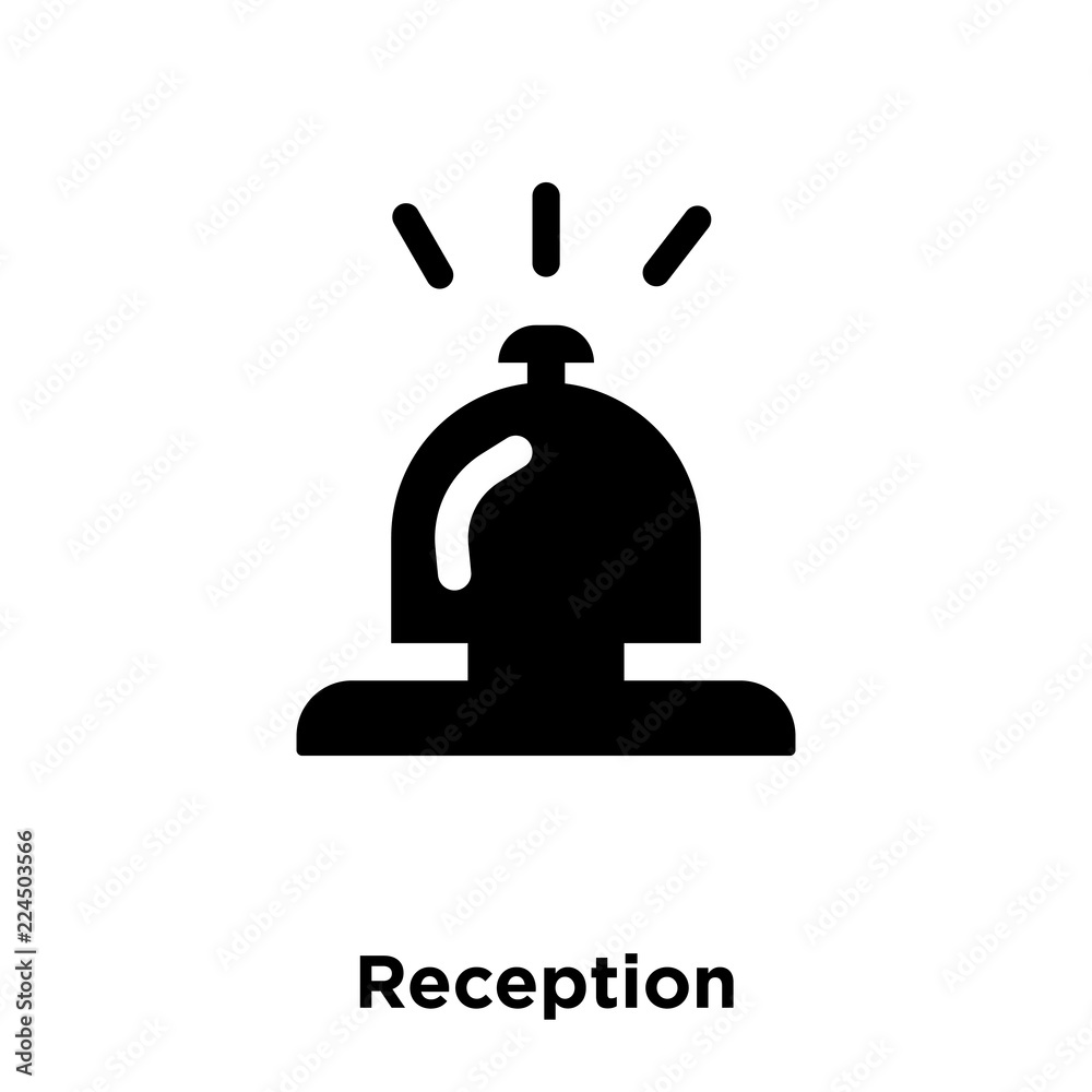 reception icon on transparent background. Modern icons vector illustration. Trendy reception icons reception icon on transparent background. Modern icons vector illustration. Trendy reception icons