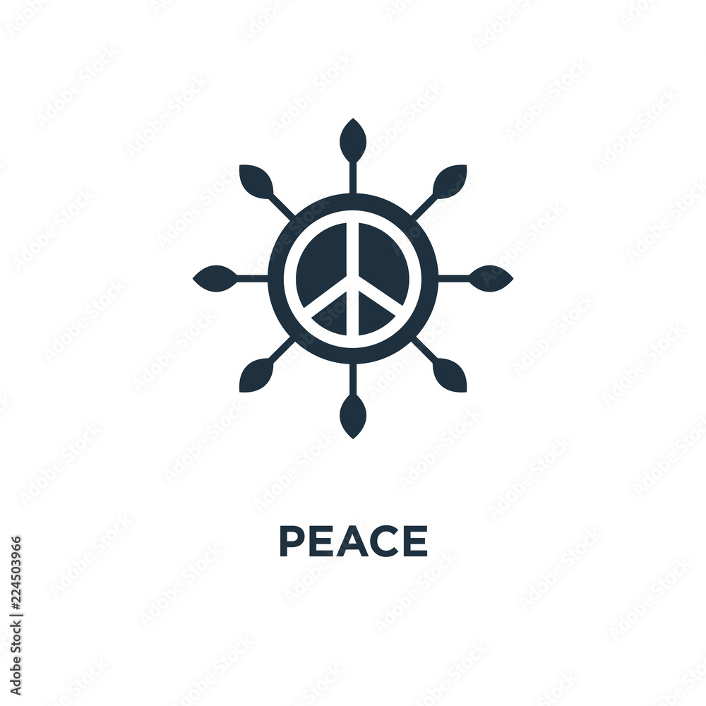 peace icon on white background. Modern icons vector illustration. Trendy peace icons